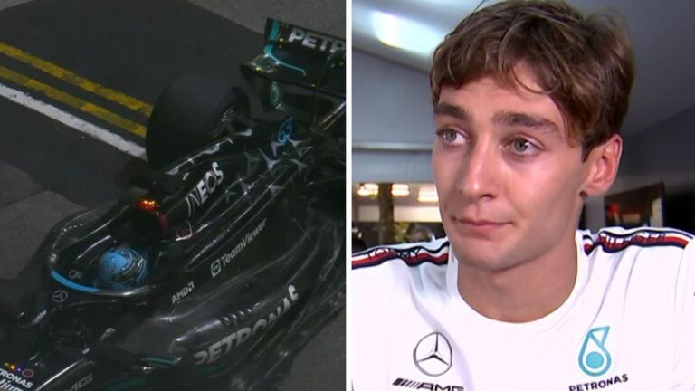 George Russell Overcomes PU Issues to Lead Singapore GP Practice 10 f1 2023 singapore grand prix news george russell fights back George Russell Overcomes PU Issues to Lead Singapore GP Practice